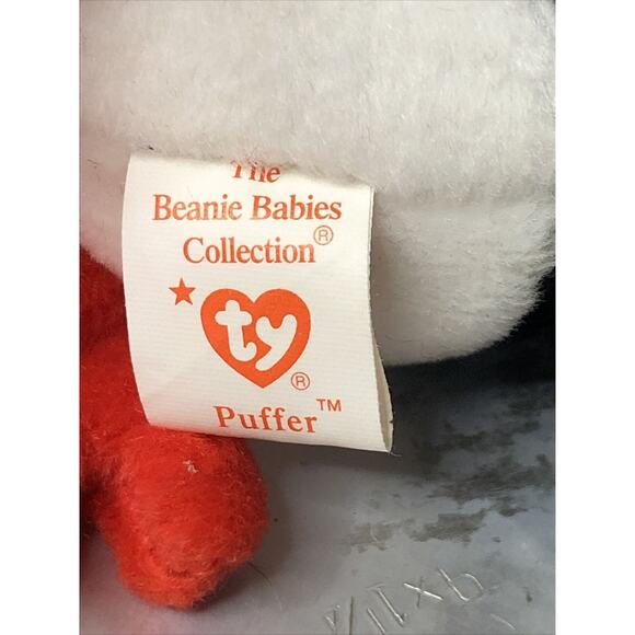 Ty Beanie Baby 'PUFFER' The Puffin 1997 New Tush & Plastic Enclosed Tag Retired - Picture 10 of 10